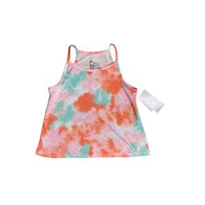 Nordstrom Rack Shirt Girls Small Tie Dye Tank Top Pink Blue Summer Lightweight